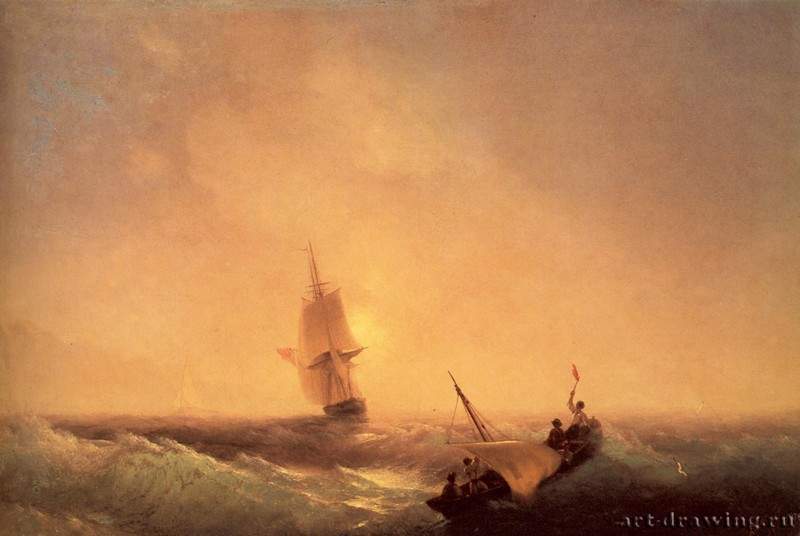 Спасающиеся от кораблекрушения. 1844 - Escaping from the wreck. 1844
57 х 85 смХолст, маслоРомантизм, реализмРоссияЕреван. Государственная картинная галерея Армении